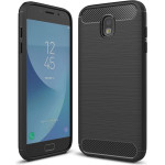 Techsuit - Carbon Silicone - Samsung Galaxy J3 2017 - Black