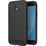 Techsuit - Carbon Silicone - Samsung Galaxy J5 2017 J530 / Galaxy J5 Pro 2017 - Black