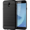 Techsuit - Carbon Silicone - Samsung Galaxy J7 2017 - Black
