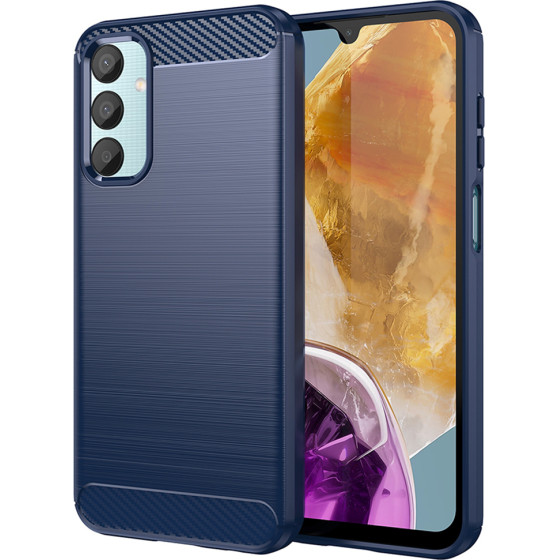 Techsuit - Carbon Silicone - Samsung Galaxy M15 - Blue