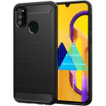 Techsuit - Carbon Silicone - Samsung Galaxy M21 / M30S - Black