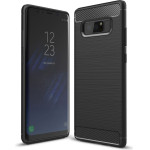 Techsuit - Carbon Silicone - Samsung Galaxy Note 8 - Black