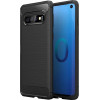 Techsuit - Carbon Silicone - Samsung Galaxy S10 - Black