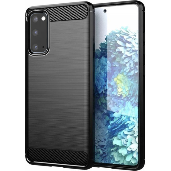 Techsuit - Carbon Silicone - Samsung Galaxy S20 4G / S20 5G - Black