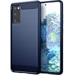 Techsuit - Carbon Silicone - Samsung Galaxy S20 4G / S20 5G - Blue