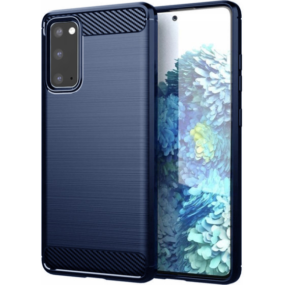 Techsuit - Carbon Silicone - Samsung Galaxy S20 4G / S20 5G - Blue