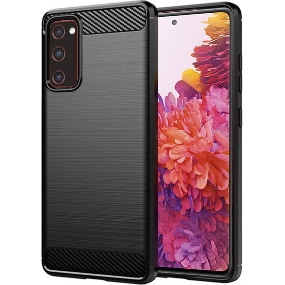 Techsuit - Carbon Silicone - Samsung Galaxy S20 FE 4G / S20 FE 5G - Black