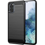 Techsuit - Carbon Silicone - Samsung Galaxy S20 Plus 4G / S20 Plus 5G - Black