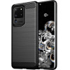 Techsuit - Carbon Silicone - Samsung Galaxy S20 Ultra 4G / S20 Ultra 5G - Black