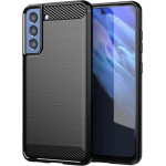 Techsuit - Carbon Silicone - Samsung Galaxy S21 FE - Black