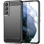 Techsuit - Carbon Silicone - Samsung Galaxy S22 - Black