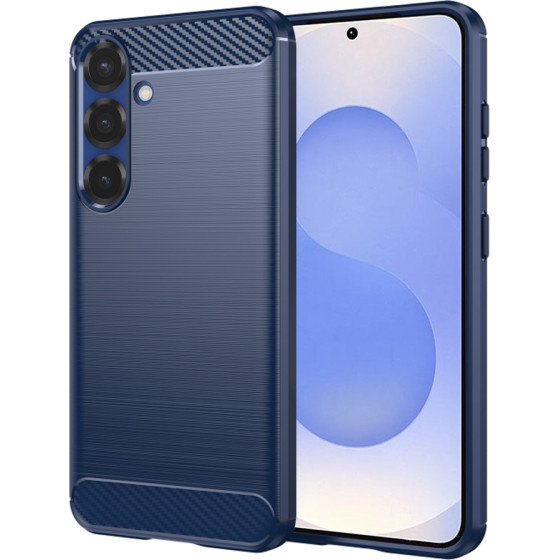 Techsuit - Carbon Silicone - Samsung Galaxy S25 - Blue