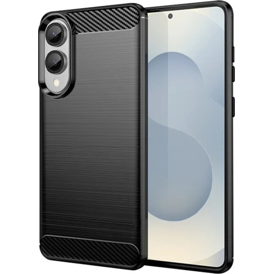 Techsuit - Carbon Silicone - Samsung Galaxy S25 Edge - Black