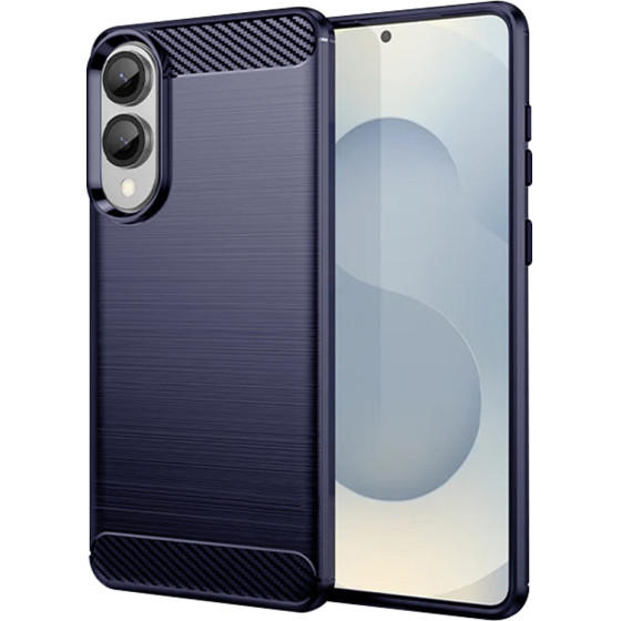 Techsuit - Carbon Silicone - Samsung Galaxy S25 Edge - Blue