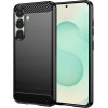 Techsuit - Carbon Silicone - Samsung Galaxy S25 Plus - Black