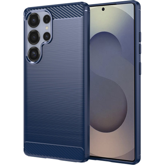 Techsuit - Carbon Silicone - Samsung Galaxy S25 Ultra - Blue