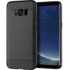 Techsuit - Carbon Silicone - Samsung Galaxy S8 - Black