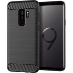 Techsuit - Carbon Silicone - Samsung Galaxy S9 Plus - Black