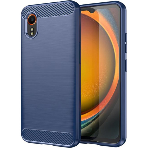 Techsuit - Carbon Silicone - Samsung Galaxy Xcover7 - Blue