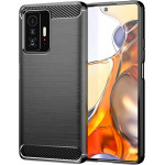 Techsuit - Carbon Silicone - Xiaomi 11T / 11T Pro - Black
