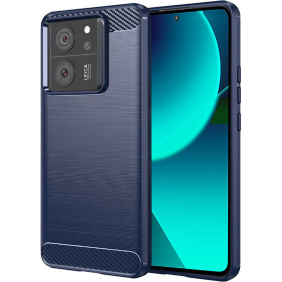 Techsuit - Carbon Silicone - Xiaomi 13T / 13T Pro - Blue