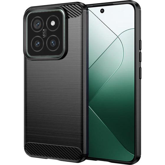 Techsuit - Carbon Silicone - Xiaomi 14 - Black