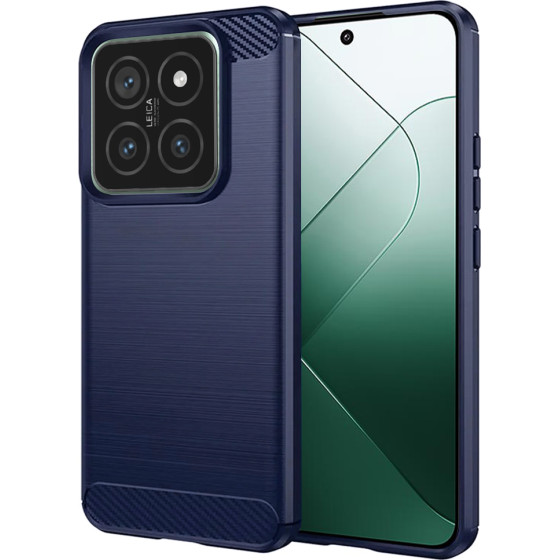 Techsuit - Carbon Silicone - Xiaomi 14 - Blue