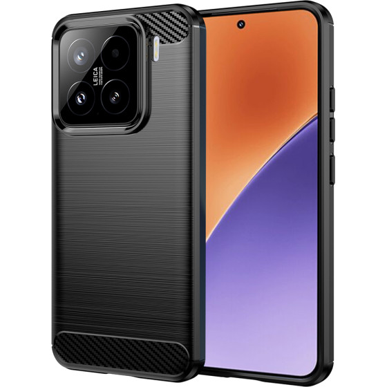 Techsuit - Carbon Silicone - Xiaomi 15 - Black