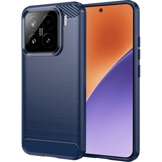 Techsuit - Carbon Silicone - Xiaomi 15 - Blue