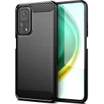 Techsuit - Carbon Silicone - Xiaomi Mi 10T 5G / Mi 10T Pro 5G - Black