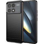 Techsuit - Carbon Silicone - Xiaomi Poco F6 Pro - Black
