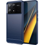 Techsuit - Carbon Silicone - Xiaomi Poco X6 Pro - Blue