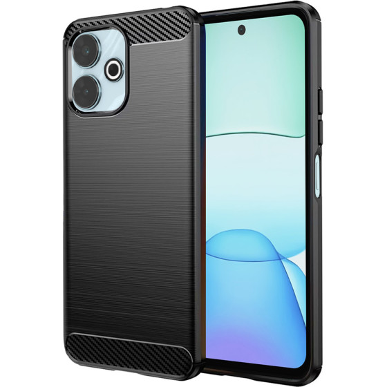Techsuit - Carbon Silicone - Xiaomi Redmi 13 / Poco M6 4G - Blue