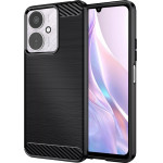 Techsuit - Carbon Silicone - Xiaomi Redmi 13C 4G / Redmi 13C 5G / Poco C65 - Black