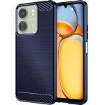 Techsuit - Carbon Silicone - Xiaomi Redmi 13C 4G / Redmi 13C 5G / Poco C65 - Blue