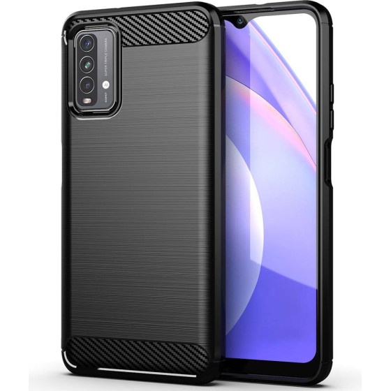 Techsuit - Carbon Silicone - Xiaomi Redmi 9T / Redmi 9 Power - Black