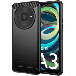 Techsuit - Carbon Silicone - Xiaomi Redmi A3 / Redmi A3x - Black