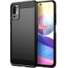 Techsuit - Carbon Silicone - Xiaomi Redmi Note 10 5G / Poco M3 Pro 5G - Black