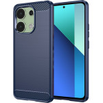 Techsuit - Carbon Silicone - Xiaomi Redmi Note 13 4G - Blue