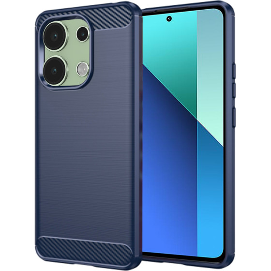 Techsuit - Carbon Silicone - Xiaomi Redmi Note 13 4G - Blue