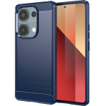 Techsuit - Carbon Silicone - Xiaomi Redmi Note 13 Pro 4G / Poco M6 Pro 4G - Blue
