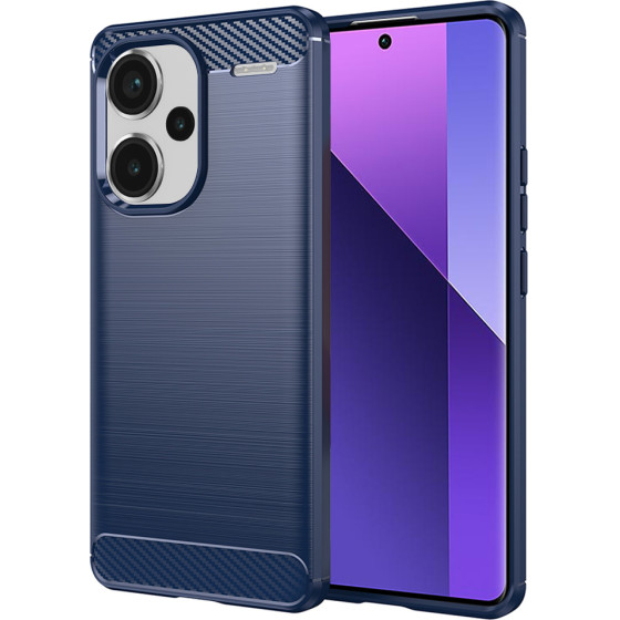 Techsuit - Carbon Silicone - Xiaomi Redmi Note 13 Pro+ 5G - Blue