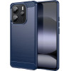 Techsuit - Carbon Silicone - Xiaomi Redmi Note 14 4G (164,84 x 78,15 x 8,16mm) - Blue