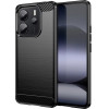 Techsuit - Carbon Silicone - Xiaomi Redmi Note 14 4G (164,84 x 78,15 x 8,16mm) - Black