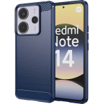 Techsuit - Carbon Silicone - Xiaomi Redmi Note 14 4G (163.25 x 76.55 x 8.16mm) - Blue
