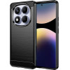 Techsuit - Carbon Silicone - Xiaomi Redmi Note 14 Pro 4G / Poco F7 - Black
