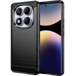 Techsuit - Carbon Silicone - Xiaomi Redmi Note 14 Pro 4G / Poco F7 - Black