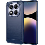 Techsuit - Carbon Silicone - Xiaomi Redmi Note 14 Pro 4G / Poco F7 - Blue