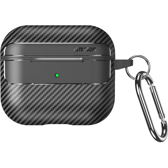 Techsuit - CarbonFiber - for AirPods 3 - Black