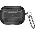 Techsuit - CarbonFiber - for AirPods 4 - Black